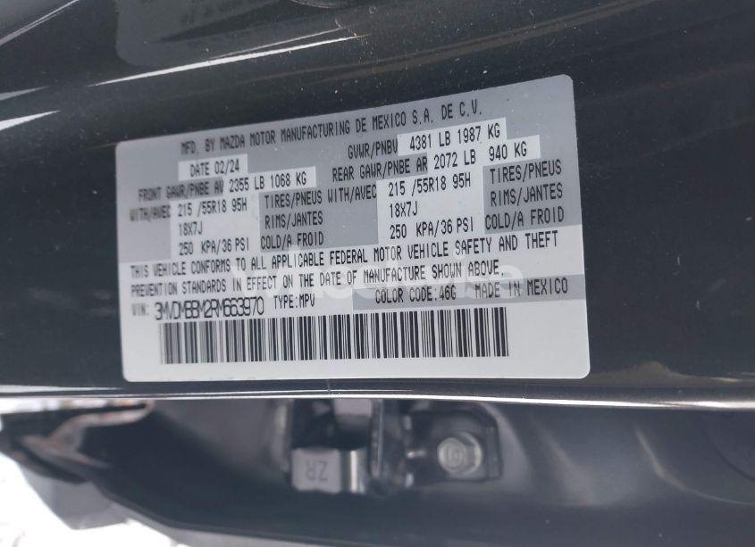 Photo 9 of 2024 Mazda Cx-30 2.5 S SELECT SPORT (VIN 3MVDMBBM2RM663970)