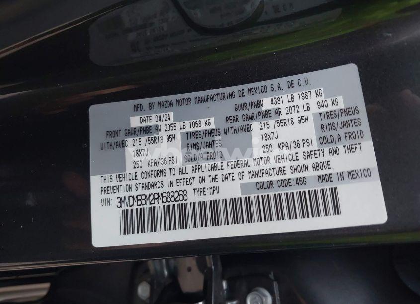 Photo 9 of 2024 Mazda Cx-30 2.5 S SELECT SPORT (VIN 3MVDMBBM2RM688268)