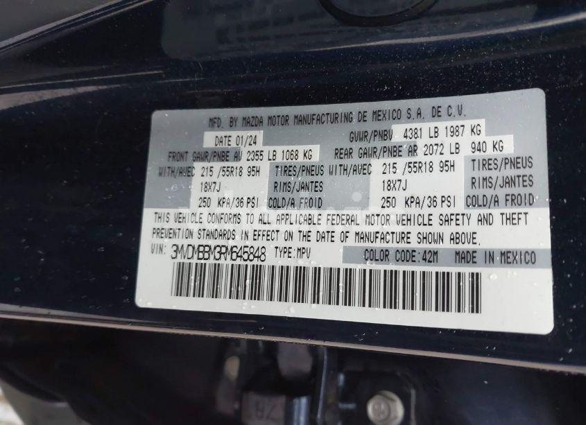 Photo 9 of 2024 Mazda Cx-30 2.5 S SELECT SPORT (VIN 3MVDMBBM3RM645848)