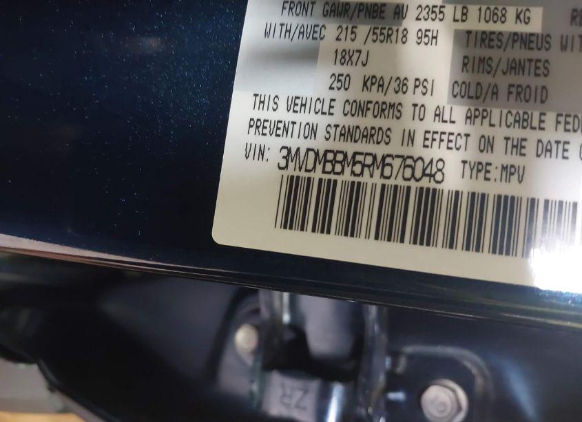 Photo 9 of 2024 Mazda Cx-30 2.5 S SELECT SPORT (VIN 3MVDMBBM5RM676048)