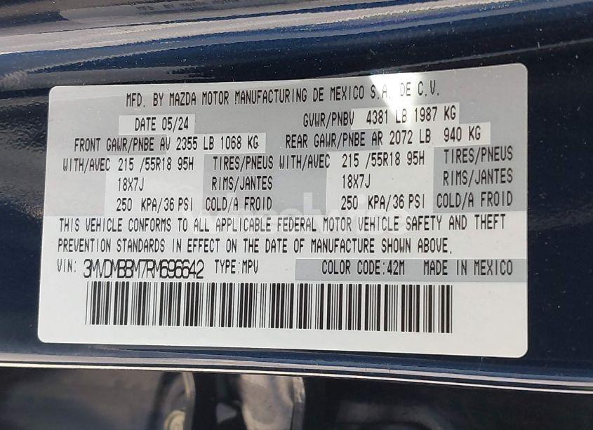 Photo 9 of 2024 Mazda Cx-30 2.5 S SELECT SPORT (VIN 3MVDMBBM7RM696642)