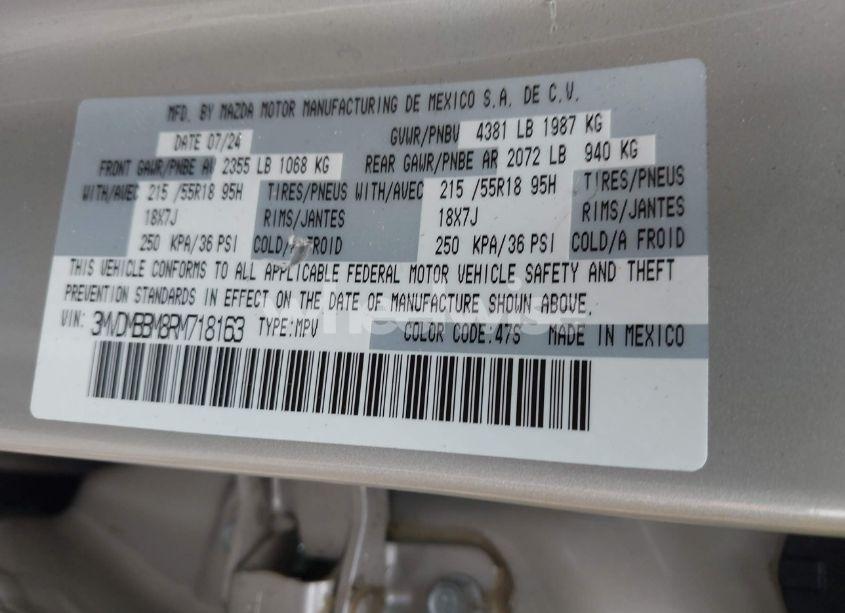 Photo 9 of 2024 Mazda Cx-30 2.5 S SELECT SPORT (VIN 3MVDMBBM8RM718163)