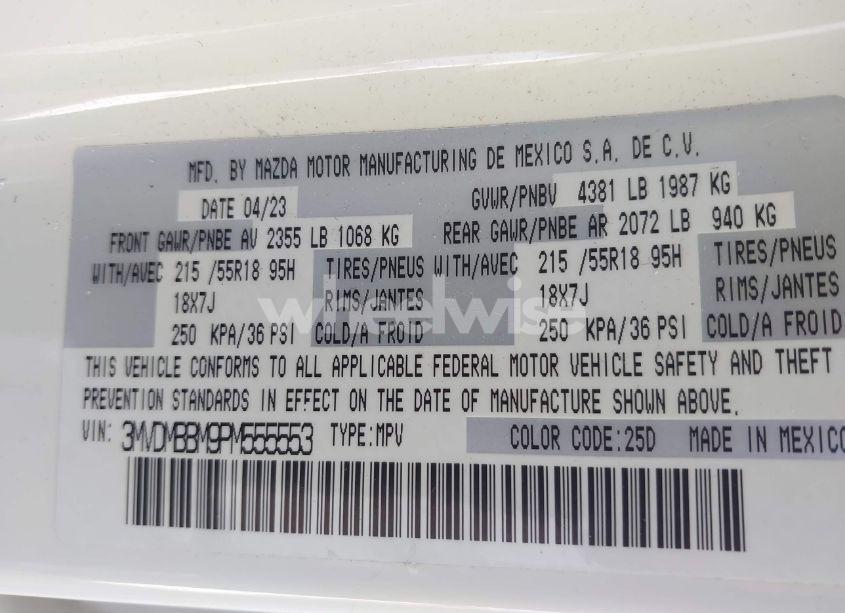 Photo 9 of 2023 Mazda Cx-30 2.5 S SELECT (VIN 3MVDMBBM9PM555553)