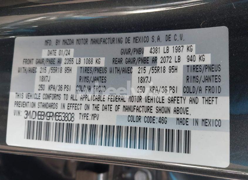 Photo 9 of 2024 Mazda Cx-30 2.5 S SELECT SPORT (VIN 3MVDMBBM9RM653808)