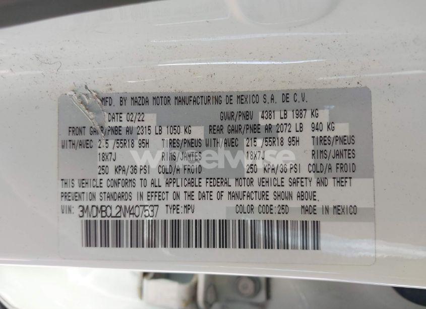 Photo 9 of 2022 Mazda Cx-30 PREFERRED (VIN 3MVDMBCL2NM407537)