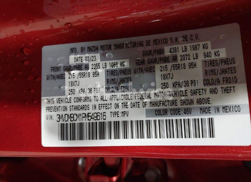 Photo 9 of 2023 Mazda Cx-30 2.5 S PREFERRED (VIN 3MVDMBCM1PM549616)