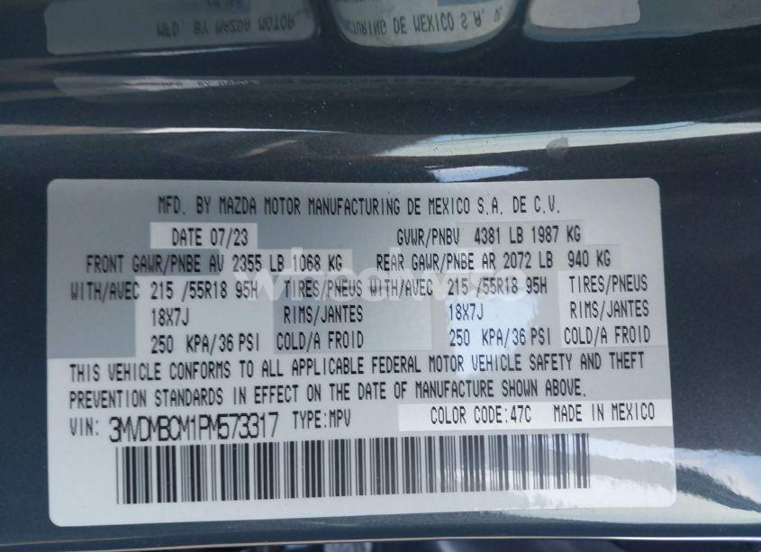 Photo 9 of 2023 Mazda Cx-30 2.5 S CARBON EDITION (VIN 3MVDMBCM1PM573317)