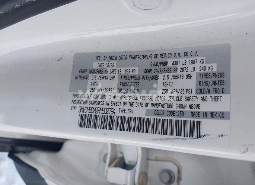 Photo 9 of 2024 Mazda Cx-30 2.5 S PREFERRED PACKAGE (VIN 3MVDMBCM2RM602794)