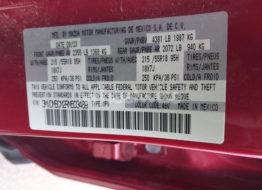 Photo 9 of 2024 Mazda Cx-30 2.5 S PREFERRED PACKAGE (VIN 3MVDMBCM2RM603489)