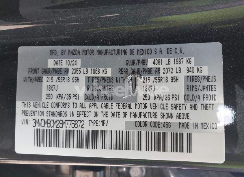 Photo 9 of 2025 Mazda Cx-30 2.5 S PREFERRED PACKAGE (VIN 3MVDMBCM2SM776872)