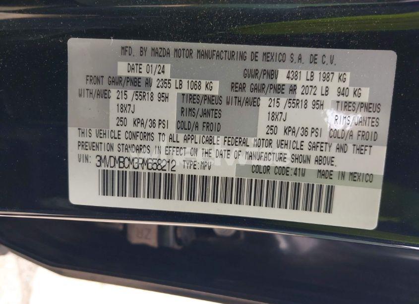 Photo 9 of 2024 Mazda Cx-30 2.5 S PREFERRED PACKAGE (VIN 3MVDMBCM3RM658212)