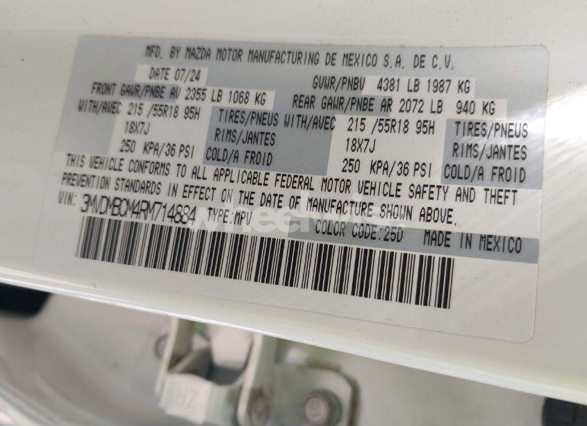 Photo 9 of 2024 Mazda Cx-30 2.5 S PREFERRED PACKAGE (VIN 3MVDMBCM4RM714884)