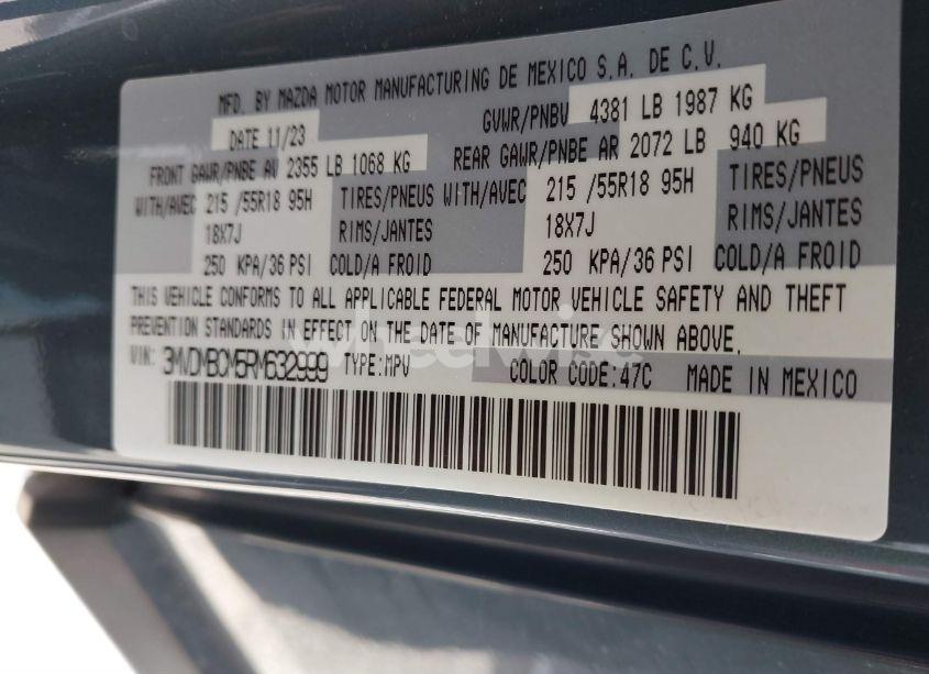 Photo 9 of 2024 Mazda Cx-30 2.5 S CARBON EDITION (VIN 3MVDMBCM5RM632999)