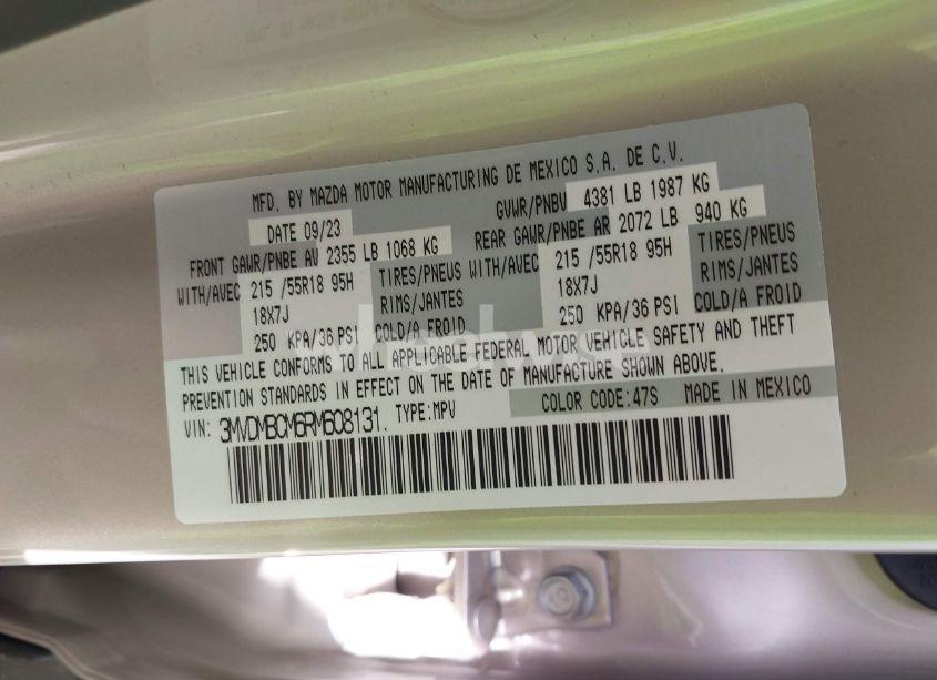 Photo 9 of 2024 Mazda Cx-30 2.5 S PREFERRED PACKAGE (VIN 3MVDMBCM6RM608131)