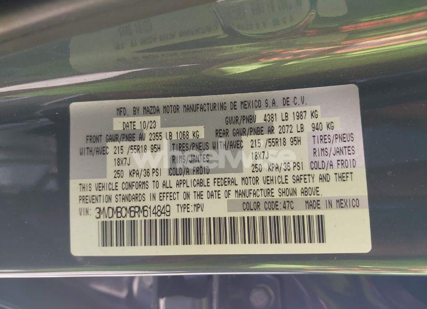 Photo 9 of 2024 Mazda Cx-30 2.5 S CARBON EDITION (VIN 3MVDMBCM6RM614849)