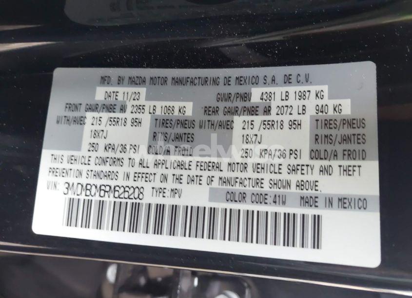 Photo 9 of 2024 Mazda Cx-30 2.5 S PREFERRED PACKAGE (VIN 3MVDMBCM6RM626208)