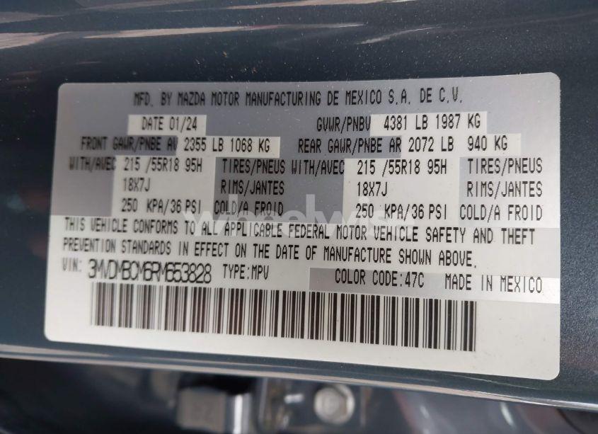 Photo 9 of 2024 Mazda Cx-30 2.5 S CARBON EDITION (VIN 3MVDMBCM6RM653828)