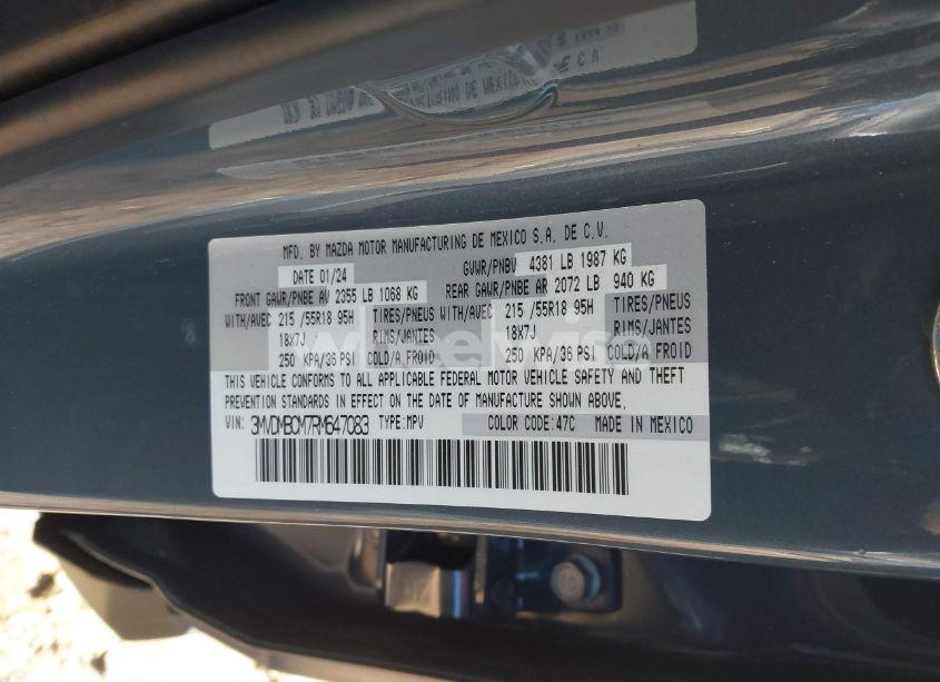 Photo 9 of 2024 Mazda Cx-30 2.5 S CARBON EDITION (VIN 3MVDMBCM7RM647083)