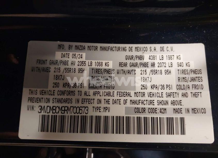 Photo 9 of 2024 Mazda Cx-30 2.5 S PREFERRED PACKAGE (VIN 3MVDMBCM9RM700673)