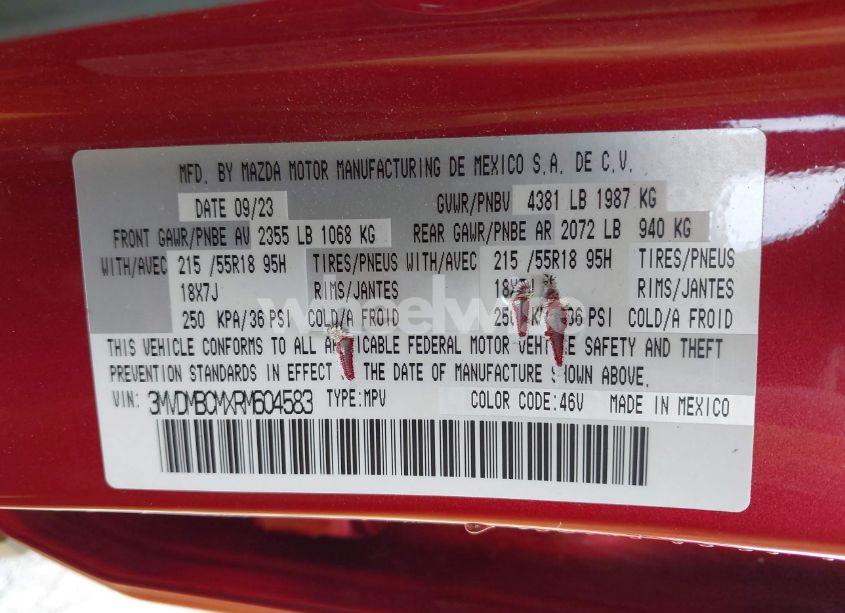 Photo 9 of 2024 Mazda Cx-30 2.5 S PREFERRED PACKAGE (VIN 3MVDMBCMXRM604583)