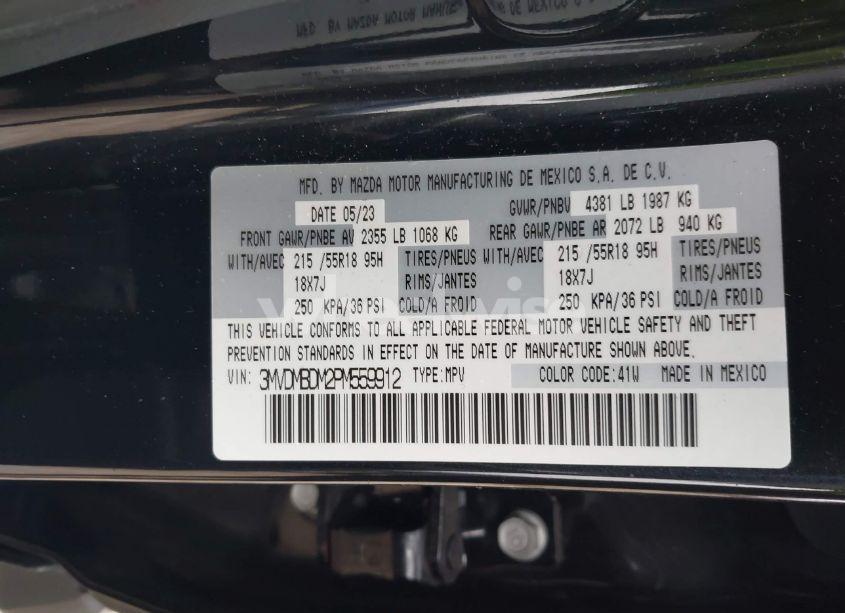 Photo 9 of 2023 Mazda Cx-30 2.5 S PREMIUM (VIN 3MVDMBDM2PM559912)