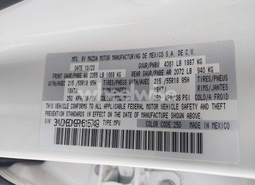 Photo 9 of 2024 Mazda Cx-30 2.5 S PREMIUM PACKAGE (VIN 3MVDMBDM9RM615749)