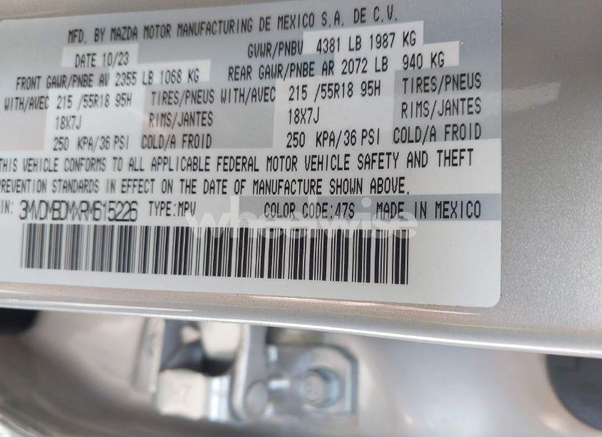 Photo 9 of 2024 Mazda Cx-30 2.5 S PREMIUM PACKAGE (VIN 3MVDMBDMXRM615226)