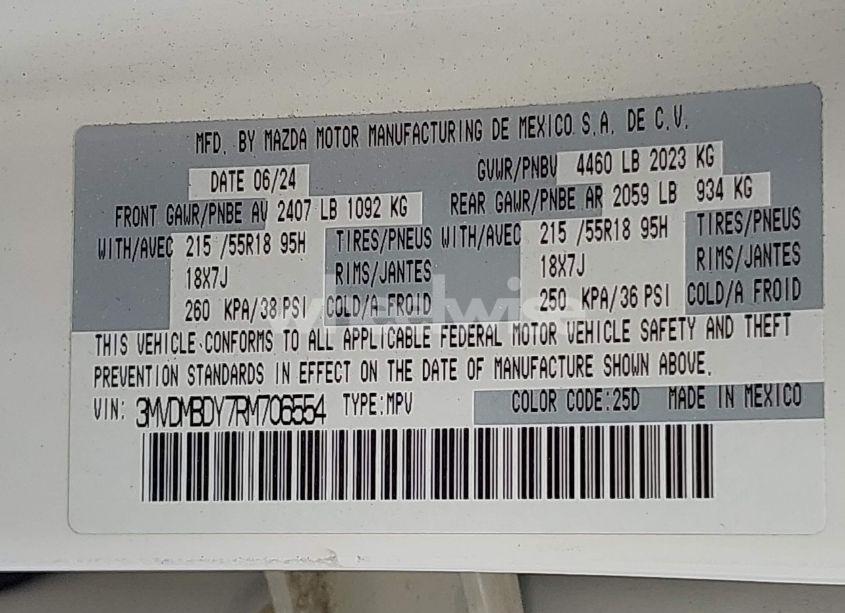 Photo 9 of 2024 Mazda Cx-30 2.5 TURBO PREMIUM PACKAGE (VIN 3MVDMBDY7RM706554)