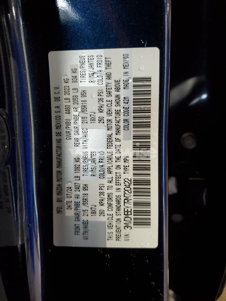 Photo 14 of 2024 MAZDA CX-30 PREMIUM PLUS (VIN 3MVDMBEY7RM720422)