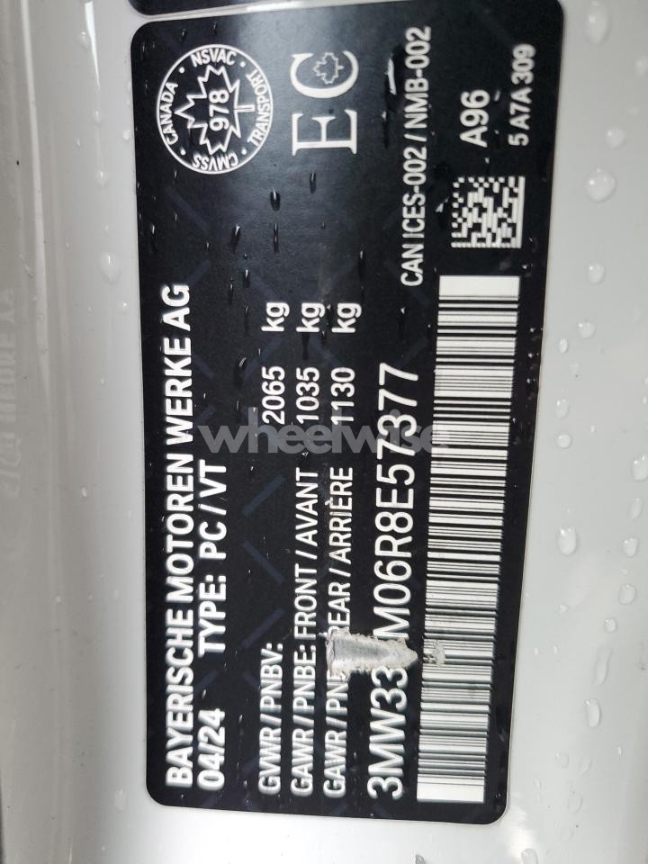 Photo 11 of 2024 BMW 230XI (VIN 3MW33CM06R8E57377)