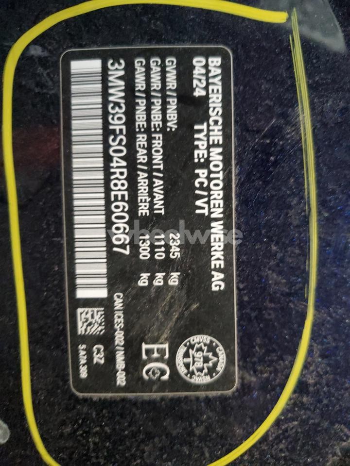 Photo 13 of 2024 BMW 330XE (VIN 3MW39FS04R8E60667)