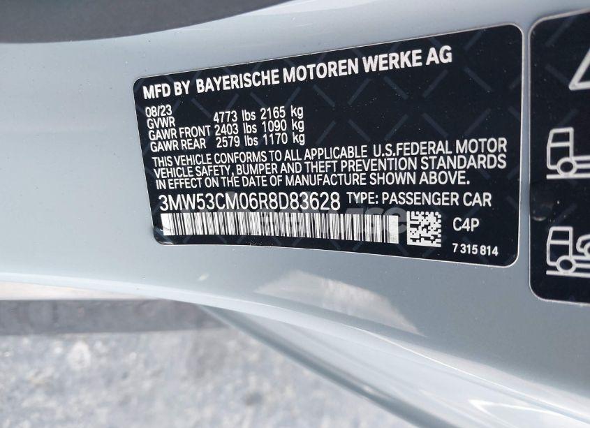 Photo 9 of 2024 Bmw M240 I XDRIVE (VIN 3MW53CM06R8D83628)