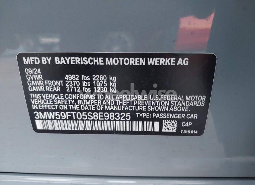 Photo 9 of 2025 Bmw M340i (VIN 3MW59FT05S8E98325)