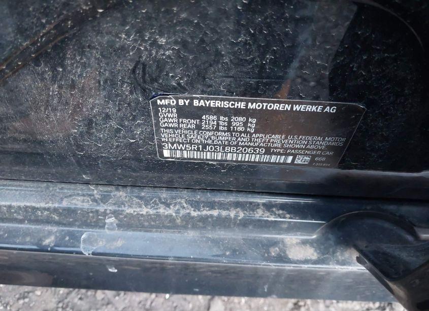 Photo 9 of 2020 Bmw 330i (VIN 3MW5R1J03L8B20639)