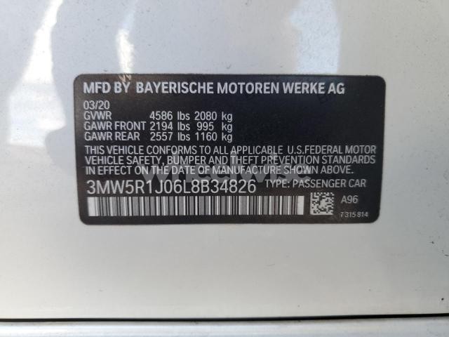 Photo 11 of 2020 BMW 330I (VIN 3MW5R1J06L8B34826)