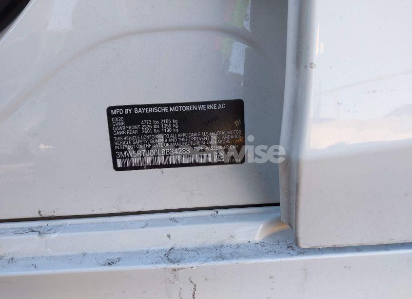 Photo 9 of 2020 Bmw 330i XDRIVE (VIN 3MW5R7J00L8B34288)