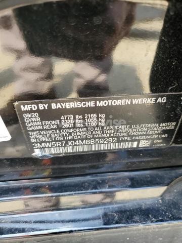 Photo 11 of 2021 BMW 330XI (VIN 3MW5R7J04M8B59292)