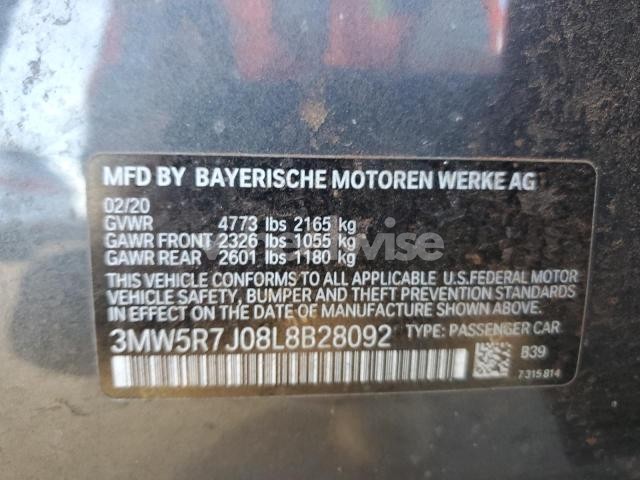 Photo 10 of 2020 BMW 330XI (VIN 3MW5R7J08L8B28092)
