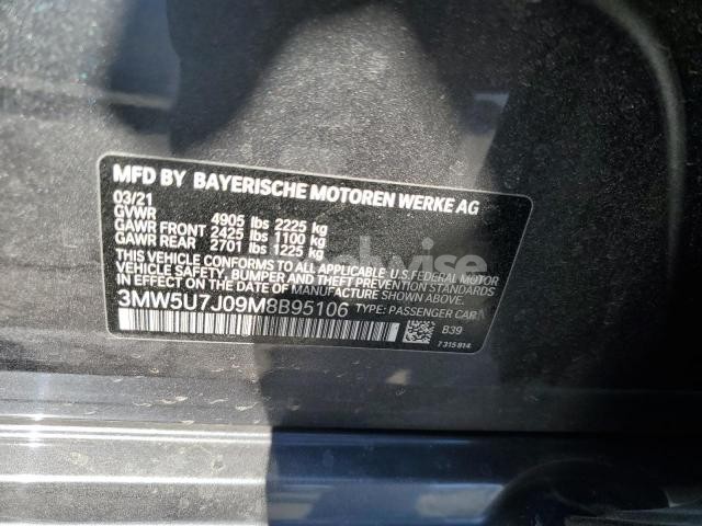 Photo 10 of 2021 BMW M340I (VIN 3MW5U7J09M8B95106)