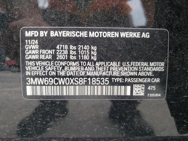 Photo 4 of 2025 BMW 330I (VIN 3MW69CW0XS8F18535)