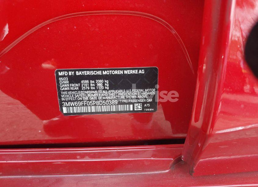 Photo 9 of 2023 Bmw 330i (VIN 3MW69FF05P8D50389)