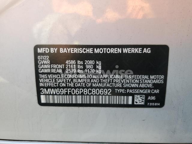 Photo 6 of 2023 BMW 330I (VIN 3MW69FF06P8C80692)