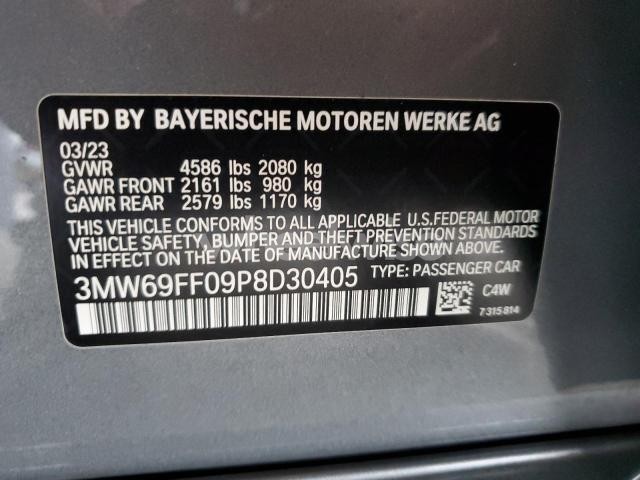 Photo 3 of 2023 BMW 330I (VIN 3MW69FF09P8D30405)