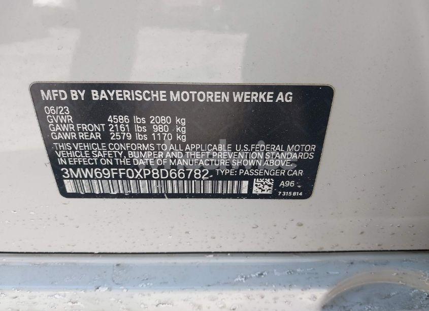 Photo 9 of 2023 Bmw 330i (VIN 3MW69FF0XP8D66782)