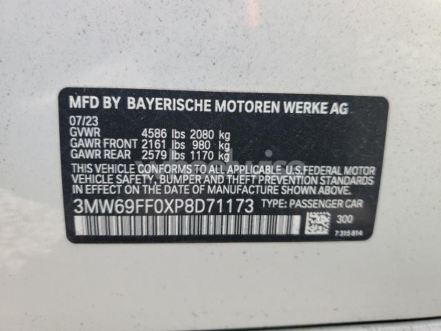 Photo 3 of 2023 BMW 330I (VIN 3MW69FF0XP8D71173)