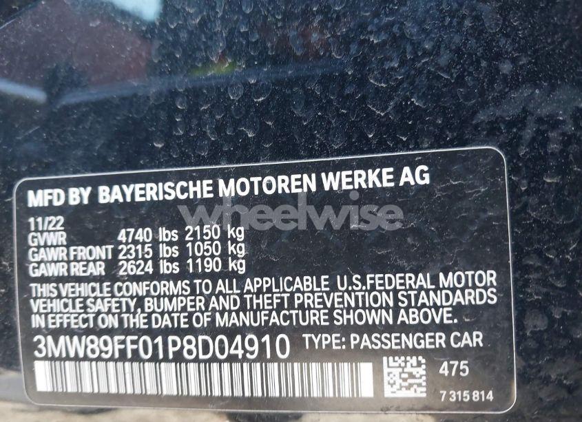 Photo 9 of 2023 Bmw 330i XDRIVE (VIN 3MW89FF01P8D04910)