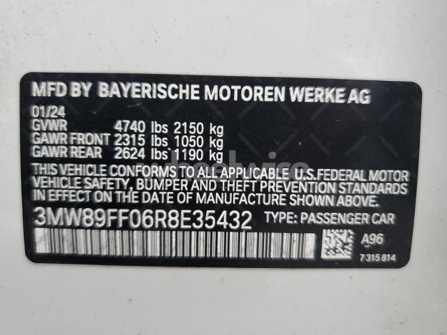 Photo 2 of 2024 BMW 330XI (VIN 3MW89FF06R8E35432)