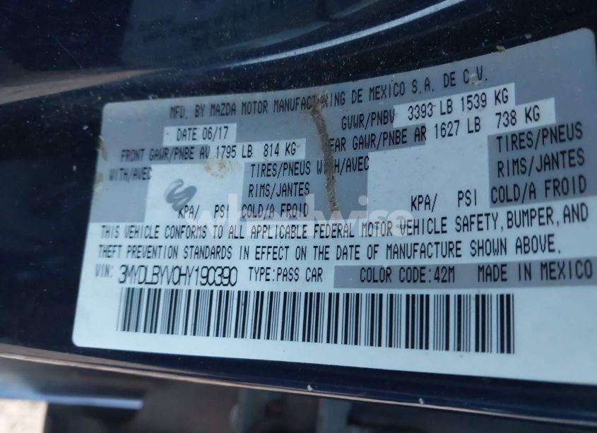 Photo 9 of 2017 Toyota Yaris IA (VIN 3MYDLBYV0HY190390)