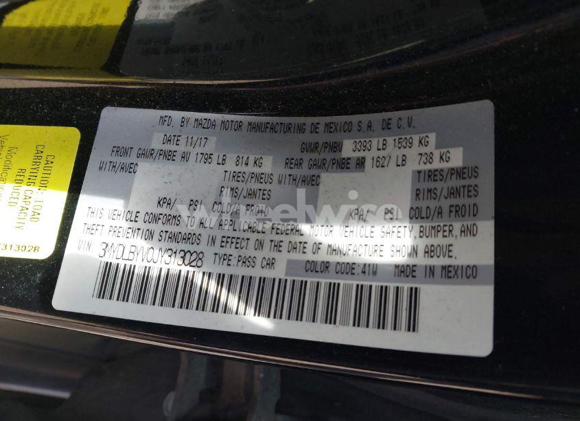 Photo 9 of 2018 Toyota Yaris IA (VIN 3MYDLBYV0JY313028)