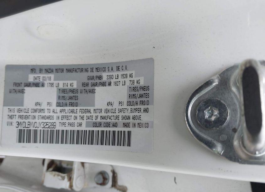 Photo 9 of 2018 Toyota Yaris IA (VIN 3MYDLBYV0JY325289)